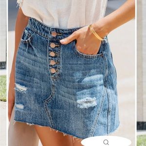 NWOT VICI Denim Skirt